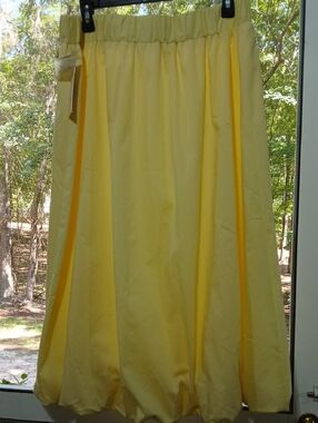 NWT- Nanette Lepore Sunny Yellow Full A-Line Skirt